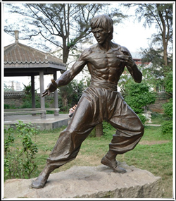 李小龍銅雕塑|李小龍生活的藝術家