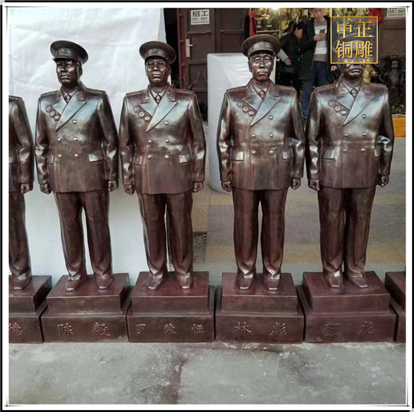 開(kāi)國(guó)名將雕塑加工|開(kāi)國(guó)名將雕塑廠家
