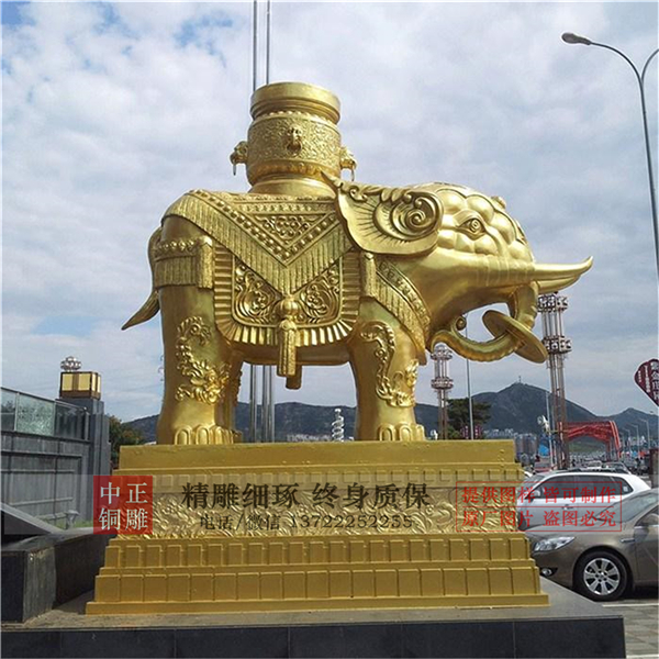 門(mén)口大象雕塑