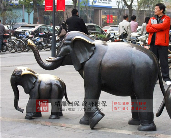 銅大象制作