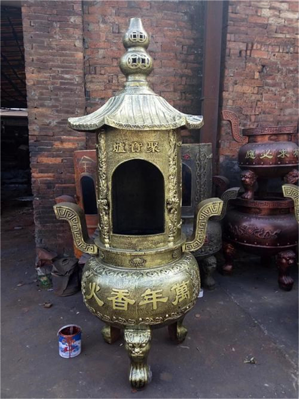 純銅香爐