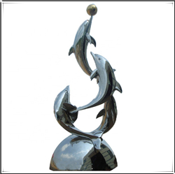 廠家供應海豚雕塑