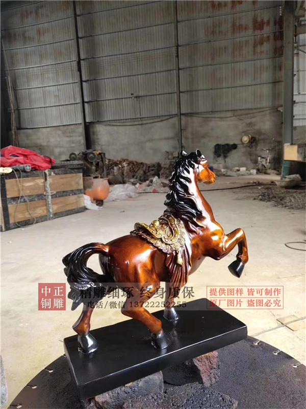 小銅馬擺件