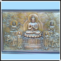 大型佛像銅浮雕