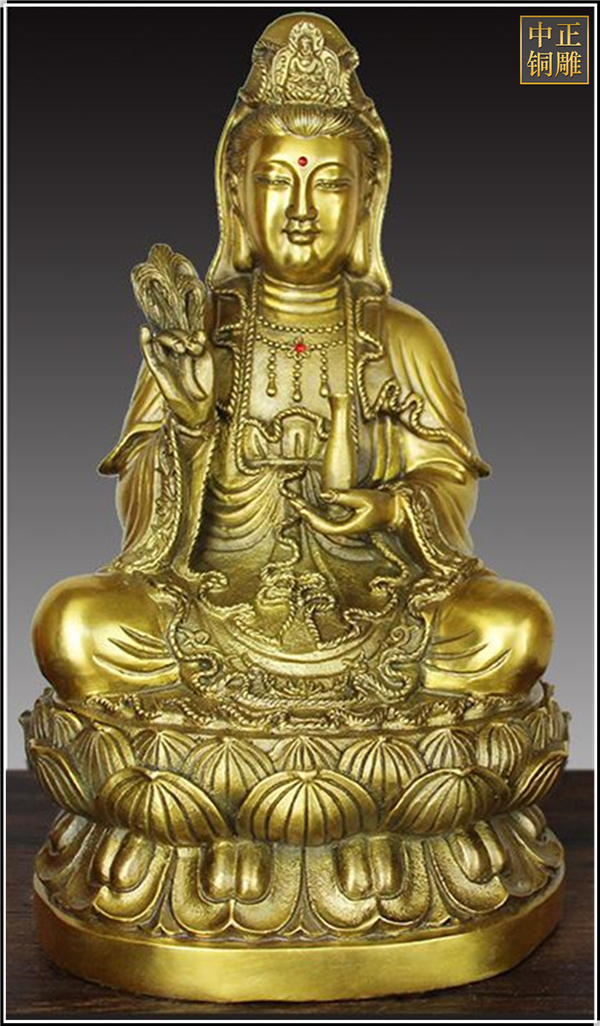 純銅觀音像