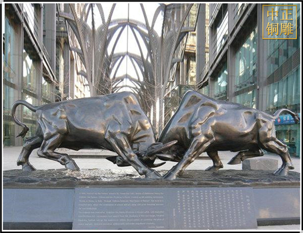 景觀鑄銅牛雕塑