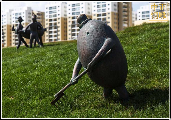 小區(qū)銅雕塑作品