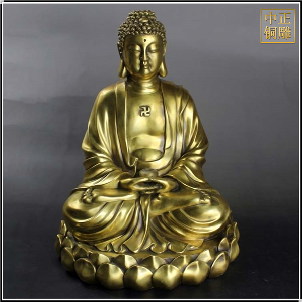 純銅如來佛祖銅像