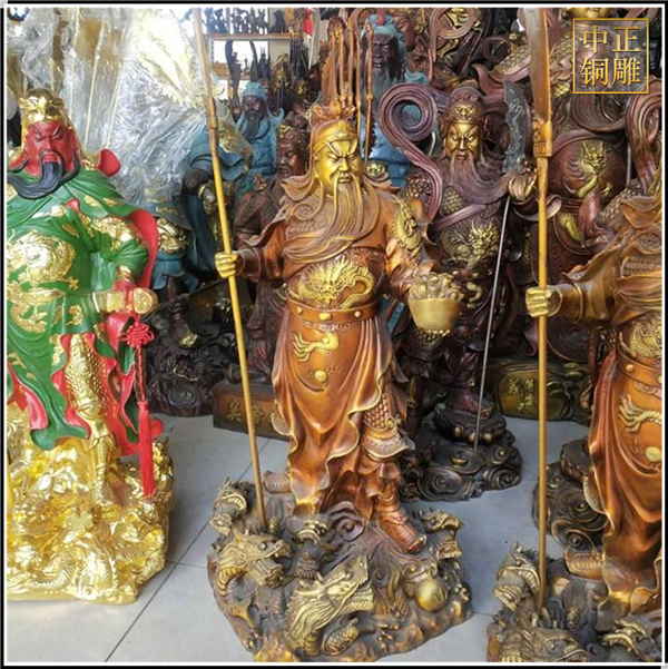 立刀銅關公銅像