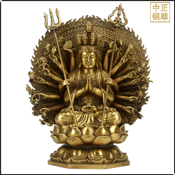 千手觀音銅佛像