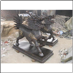 景觀銅麒麟雕塑