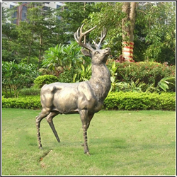 園林景觀銅鹿雕塑