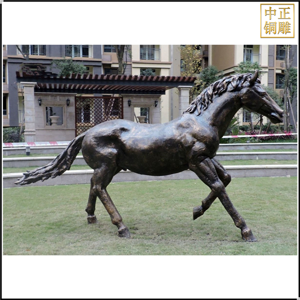 小區(qū)銅馬雕塑鑄造