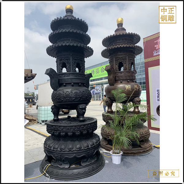 道觀神宮廟鑄銅香爐價格