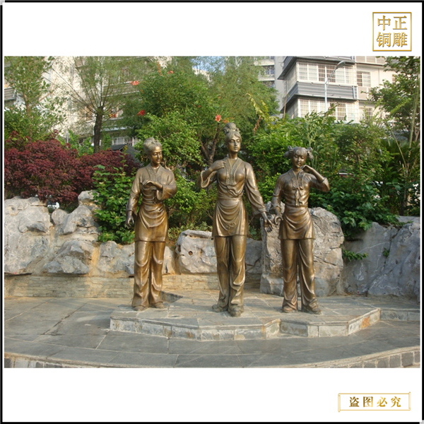 古代美女跳舞銅雕塑.jpg 古代美女跳舞銅雕塑.jpg