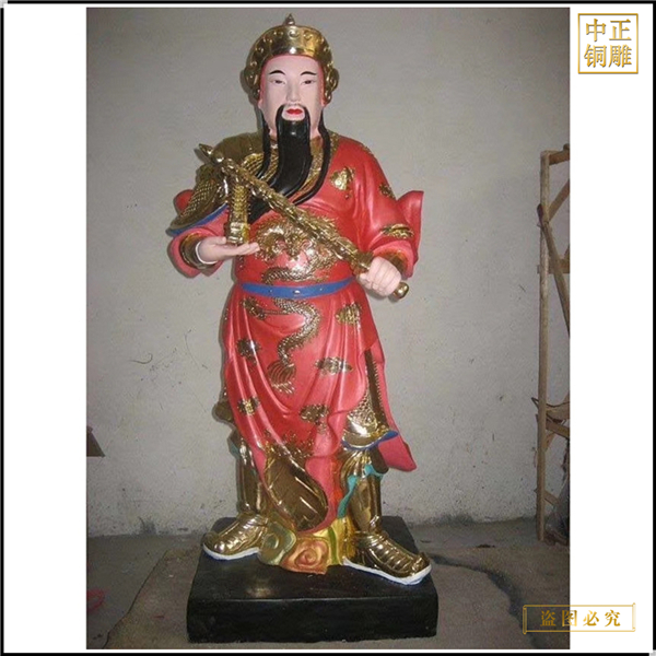 紅衣李天王銅像