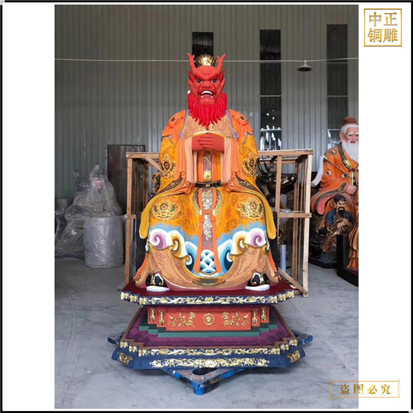 加工鑄造純銅龍王神像