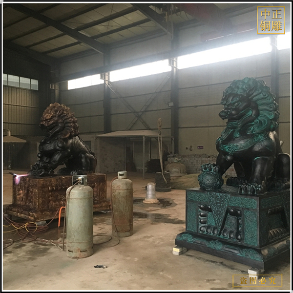 各種尺寸故宮銅獅子鑄造