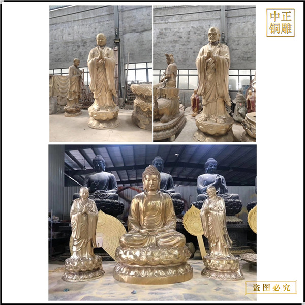 寺廟釋迦牟尼佛銅像