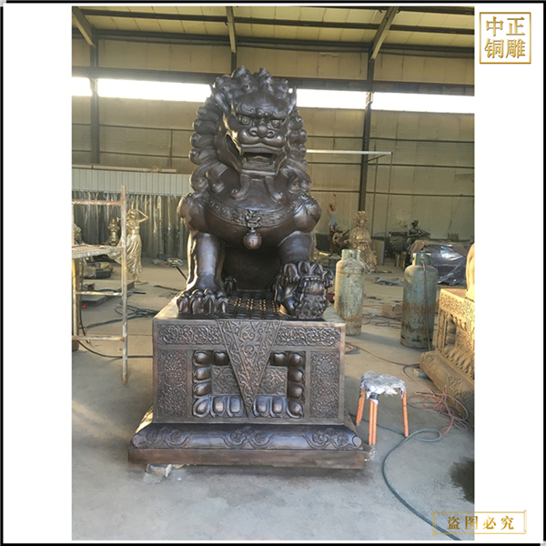 天安門銅獅子雕塑