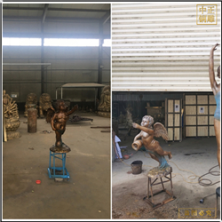 鑄造西方人物雕塑批發