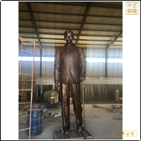 室外大型熊希齡雕塑鑄造