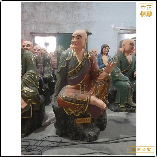 寺廟十八羅漢像擺件