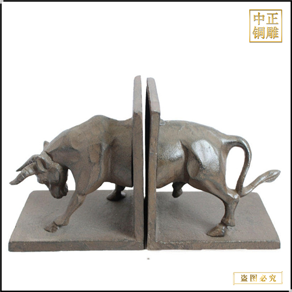 小型銅牛雕塑擺件