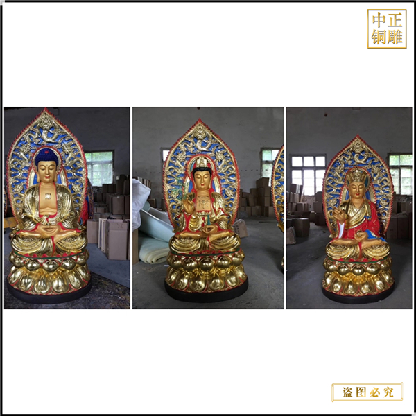 大型西方三圣佛像價格