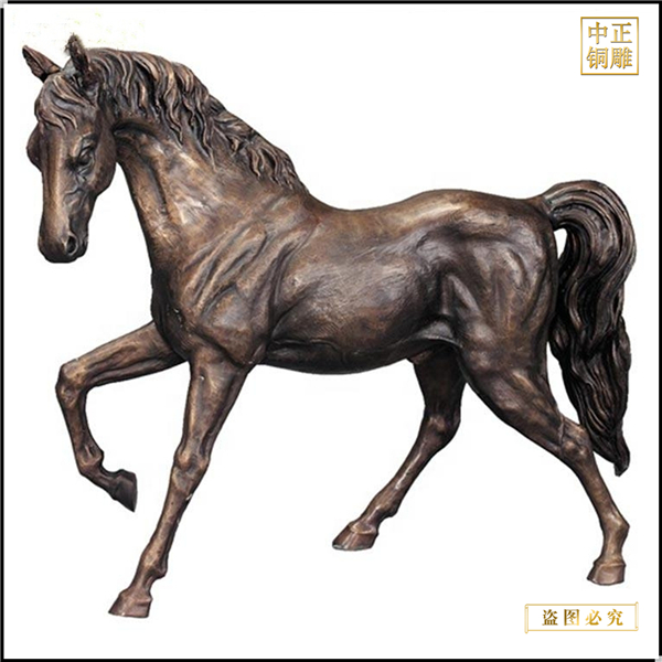 銅雕馬景觀雕塑