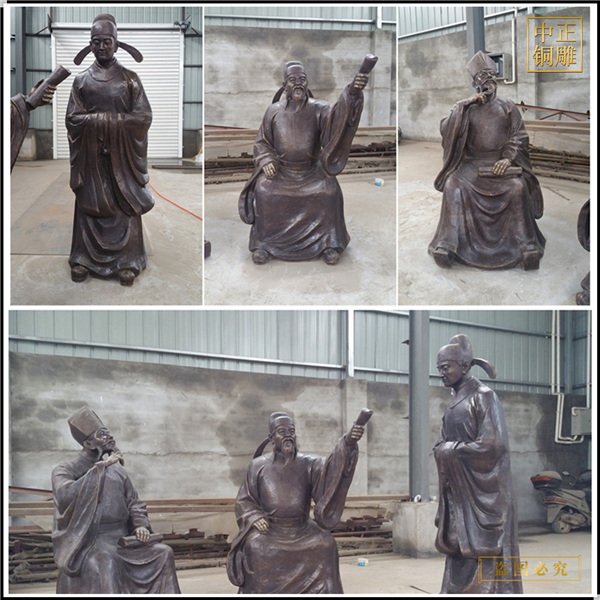 景區大型人物銅雕塑鑄造