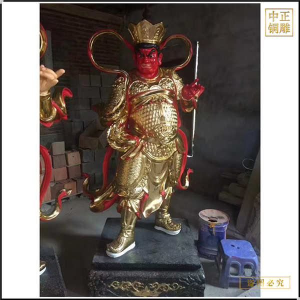 寺廟四大天王銅佛像批發廠