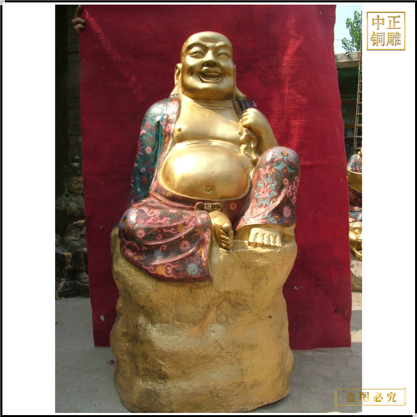 1.6米貼金十八羅漢尊者定做