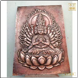寺廟觀音銅浮雕鑄造