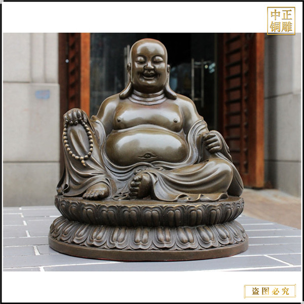 鑄銅大型彌勒佛雕塑供應