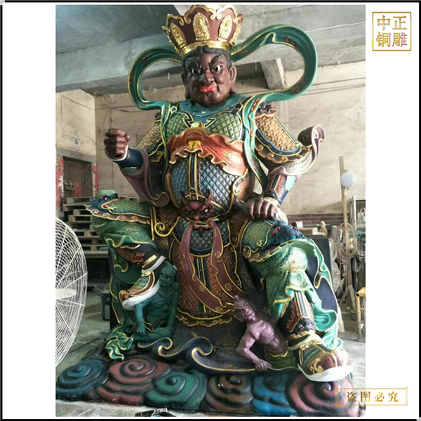 2米鑄銅四大天王制作廠