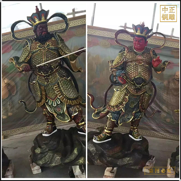 廠家批發銅雕四大天王佛像