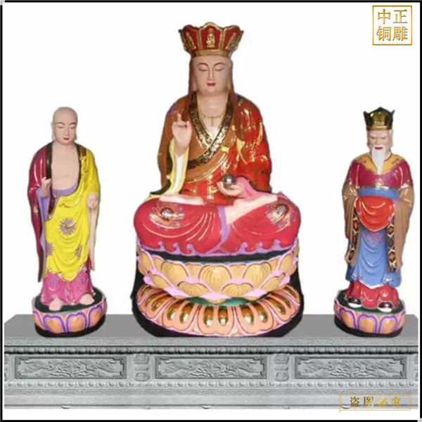 貼金地藏王銅佛像銷售