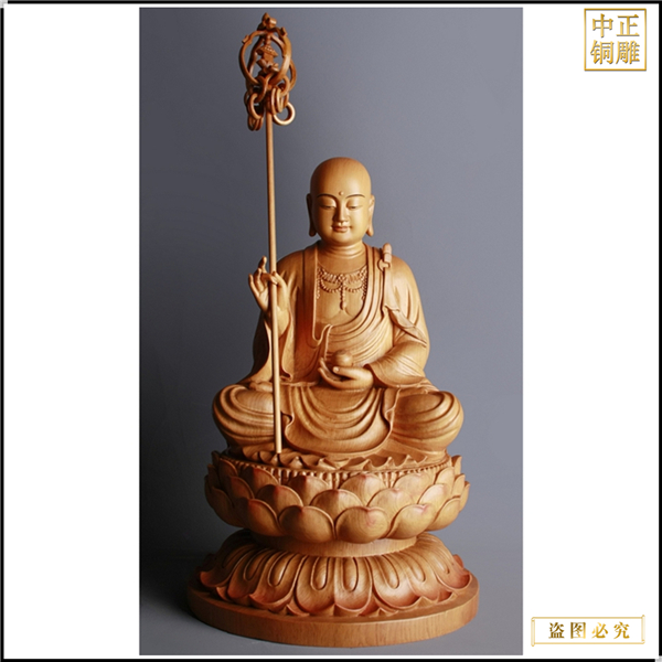 貼金地藏王菩薩銅像批發廠