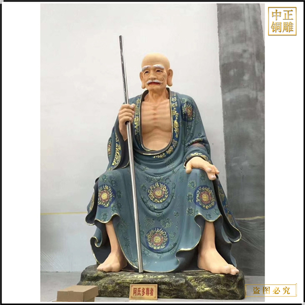 出售十八羅漢銅佛像雕塑