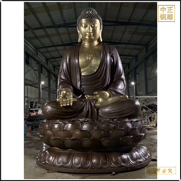 廠家供應坐像釋迦牟尼佛銅像