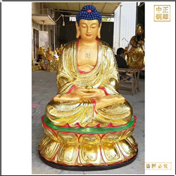 ?1米釋迦牟尼佛銅佛像制作