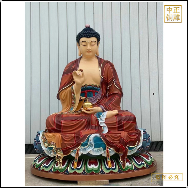 銷(xiāo)售彩繪釋迦牟尼佛