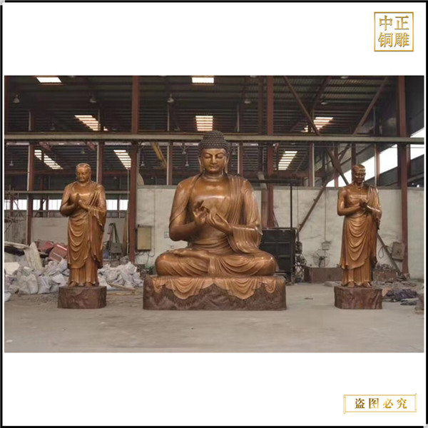 大型鑄造釋迦摩尼佛銅像