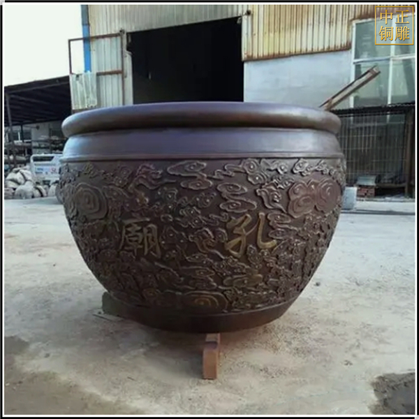 仿古刻字故宮純銅大缸